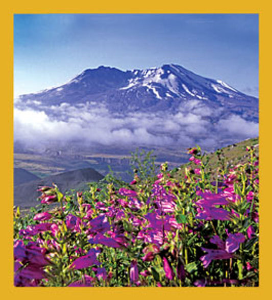 SKU : 06031 - Sunrise at Mount St. Helens - Magnetic Bookmark