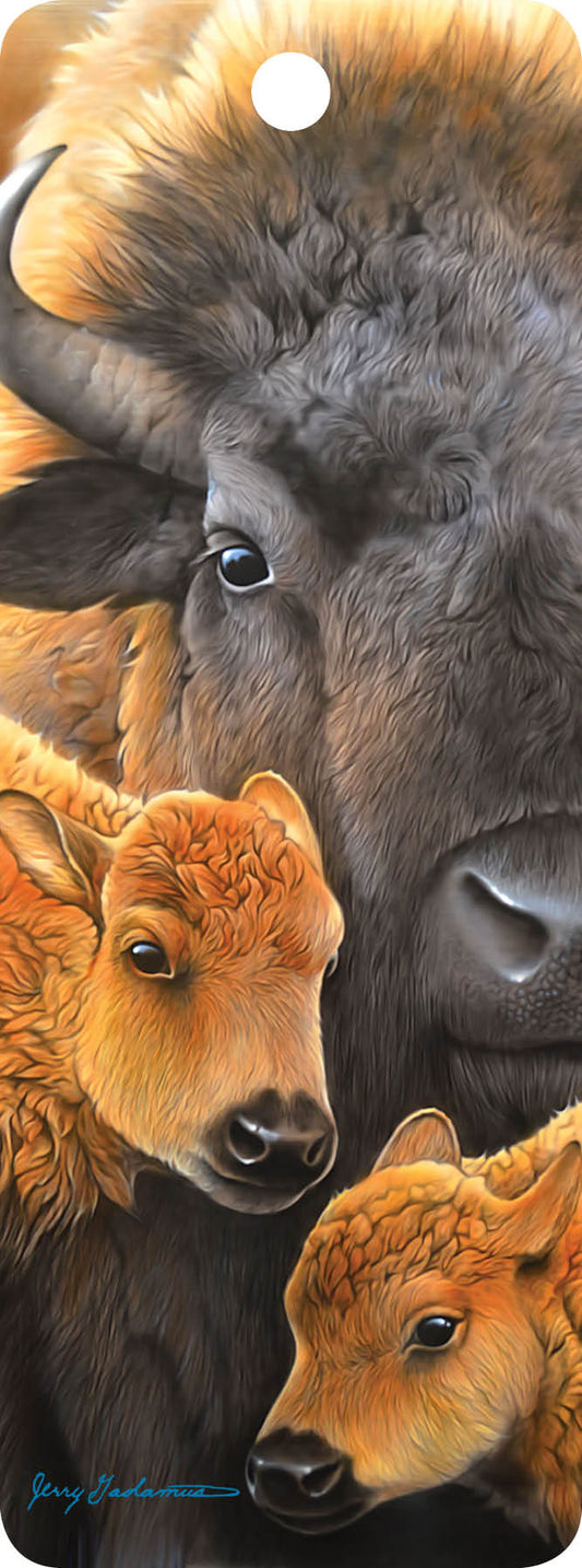 SKU : 16366 - Buffalo and Calves - 3D Bookmark